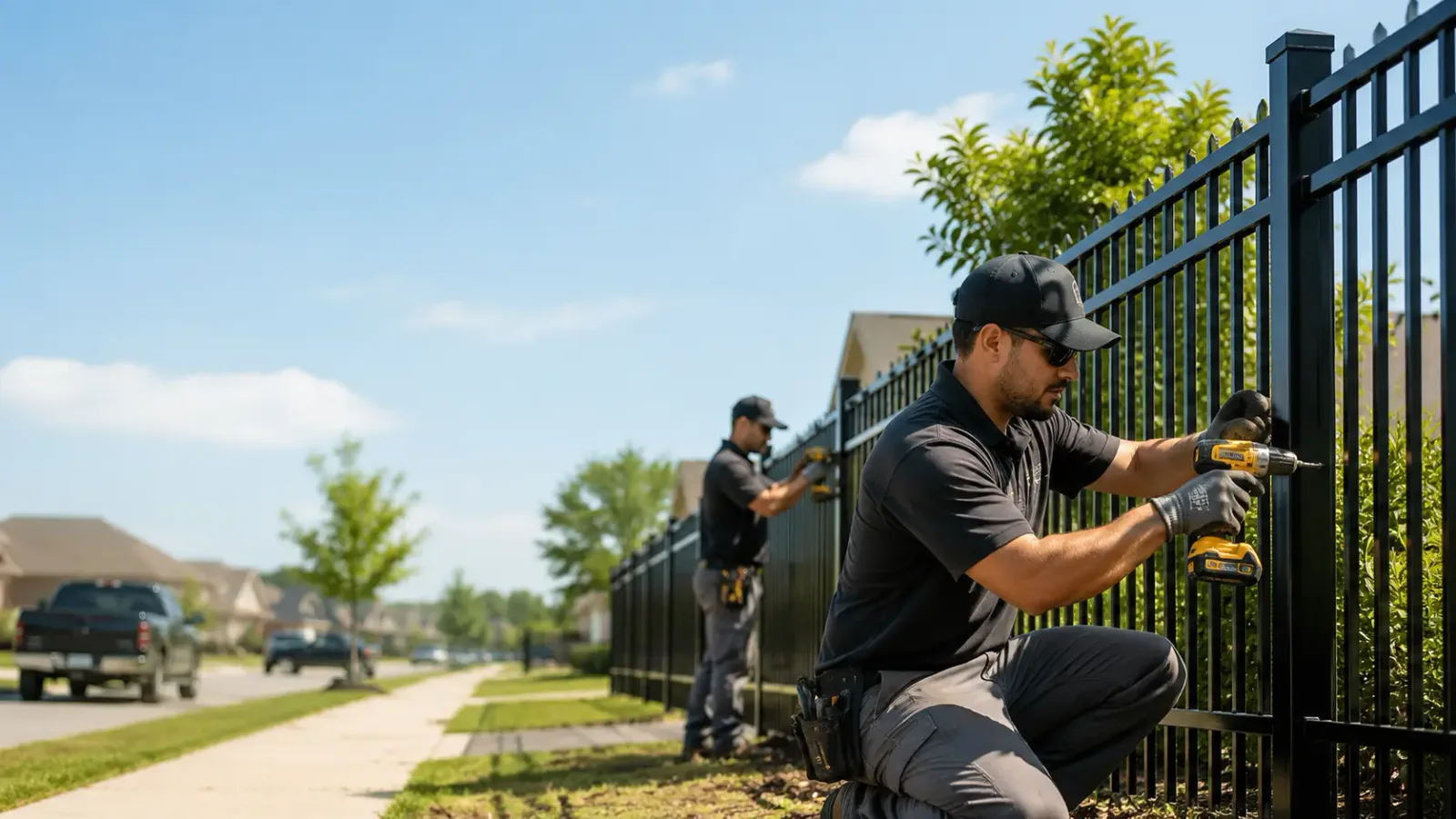 Metal Fence Installation in Weymouth, MA